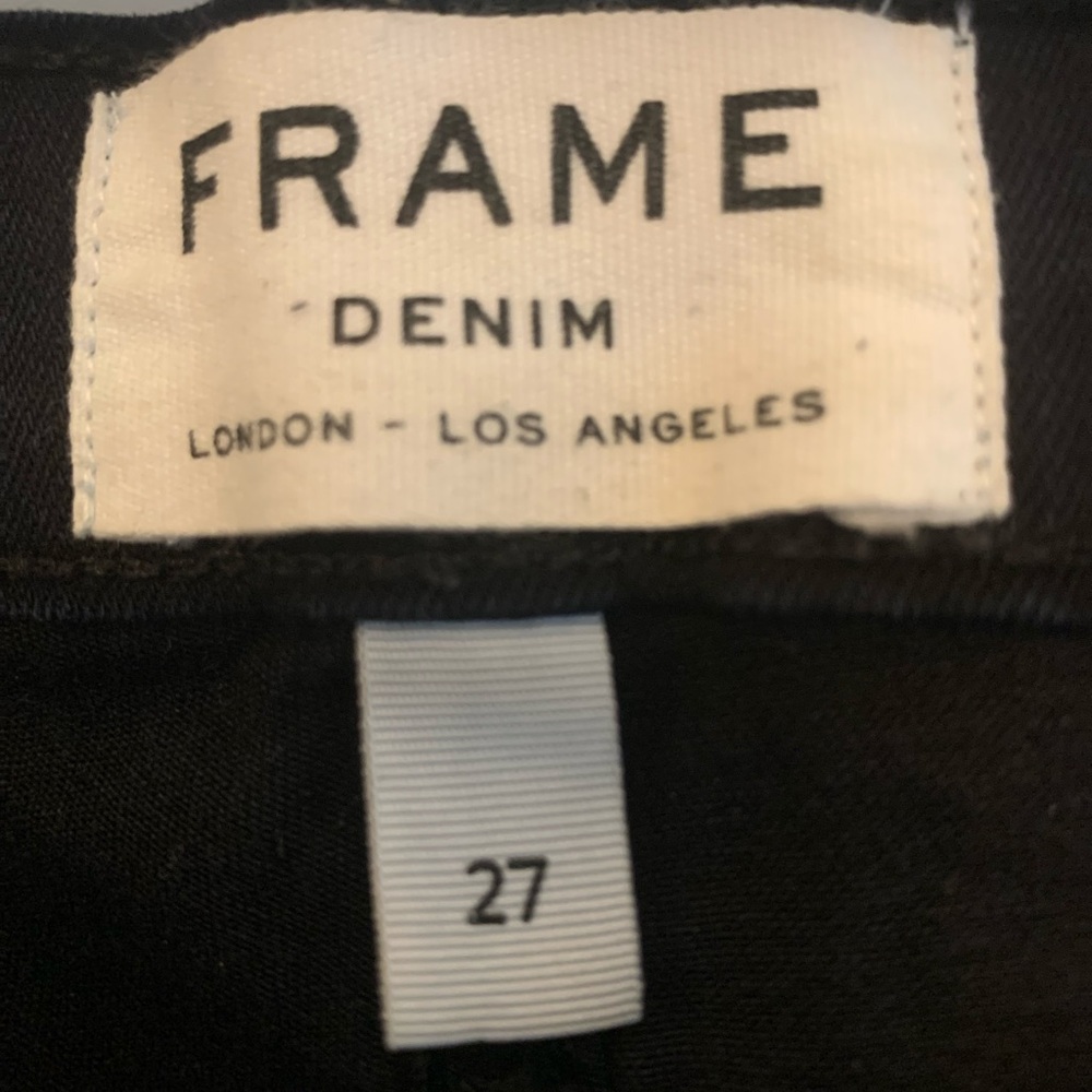 Frame black denim